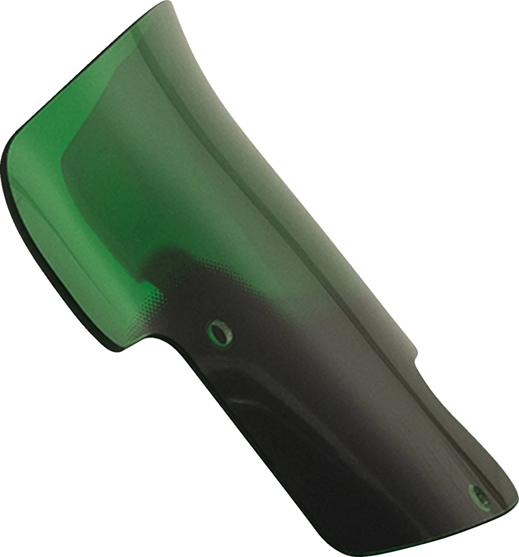 Klock Werks Kolor Flare Windshield 8" Green for Indian KWW-04-0630