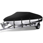 Heavy Duty Waterproof Boat Cover for V-Hull Bass Runabout (20ft-22ft)