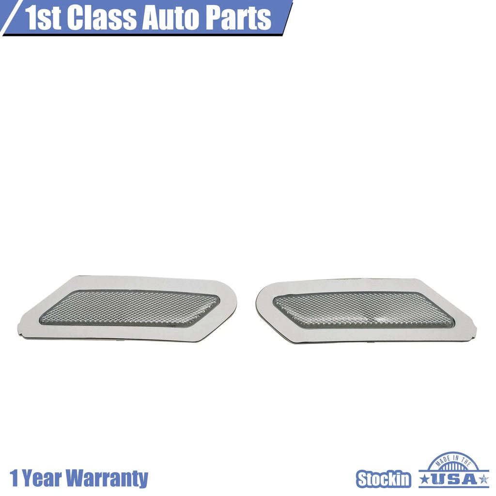 2X Front Bumper Reflector Side Marker Lights for Audi Q5 (2018-2020)