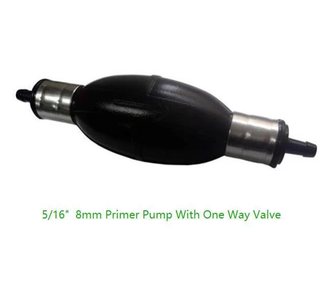 Fuel Primer Pump Bulb 8mm for Yamaha (6YK-24360-72-00, 6YK-24360-73-00)