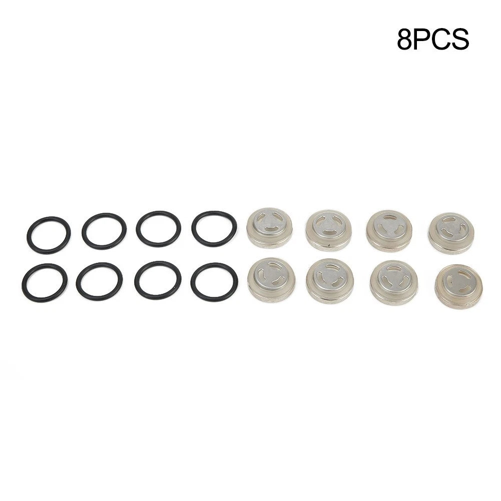 8pc 18mm Brake Master Cylinder Reservoir Sight Glass Lens Gasket for Motorcycle