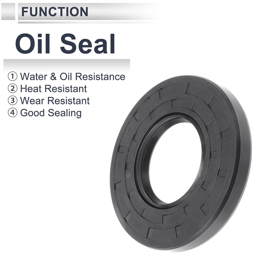 Set of 5 Oil Seal Rotary Shaft Seal Nitrile Rubber 45x90x12mm