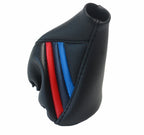 Manual Shift Boot Cover for BMW E21 E12 (1975–1984) Black M Style Stripes