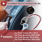 Set of 2 Side Marker Light Socket Wiring for Ford Fiesta (2011–2013) No.6R3Z13411BA