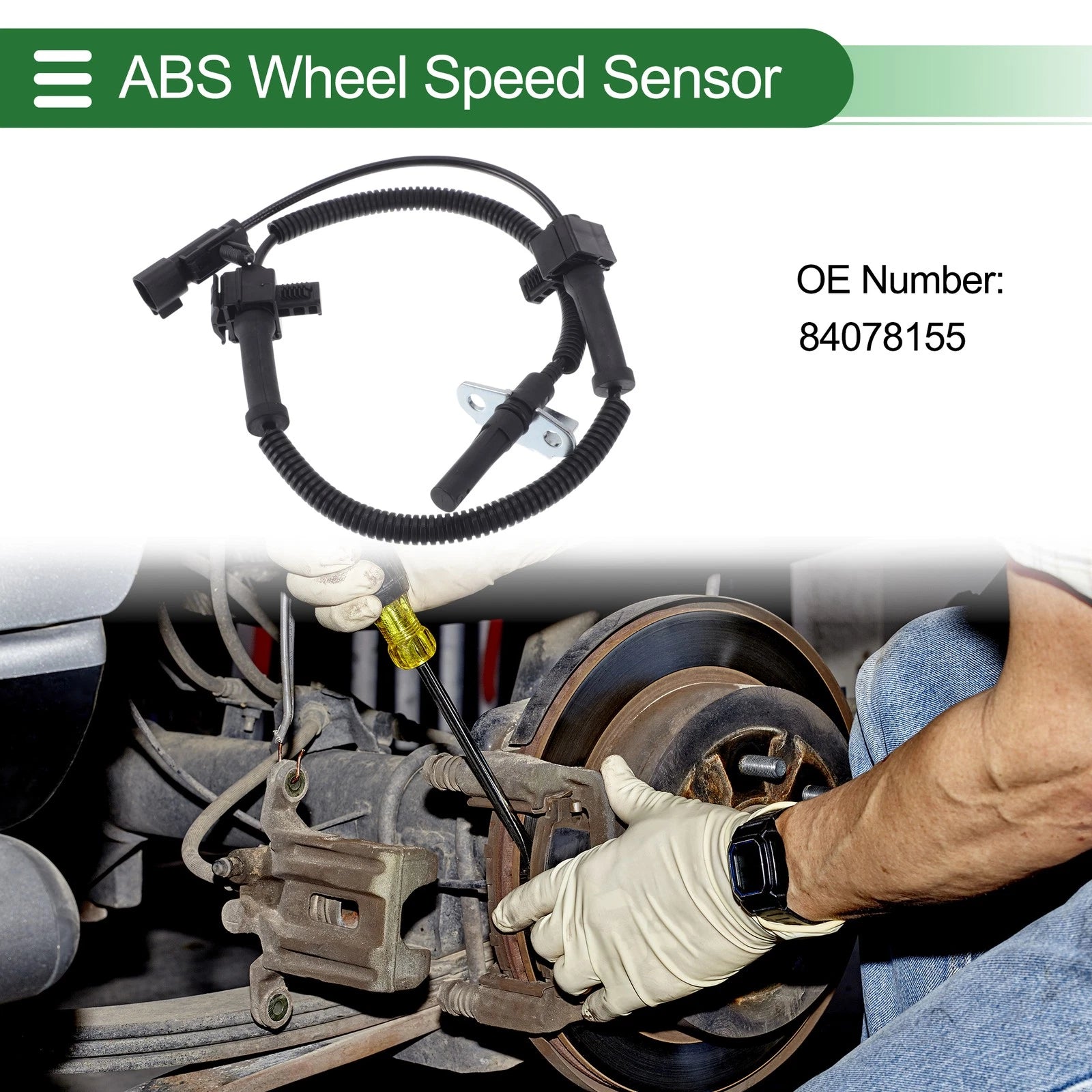 ABS Wheel Speed Sensor No. 84078155 for Chevrolet Silverado (2007–2013)