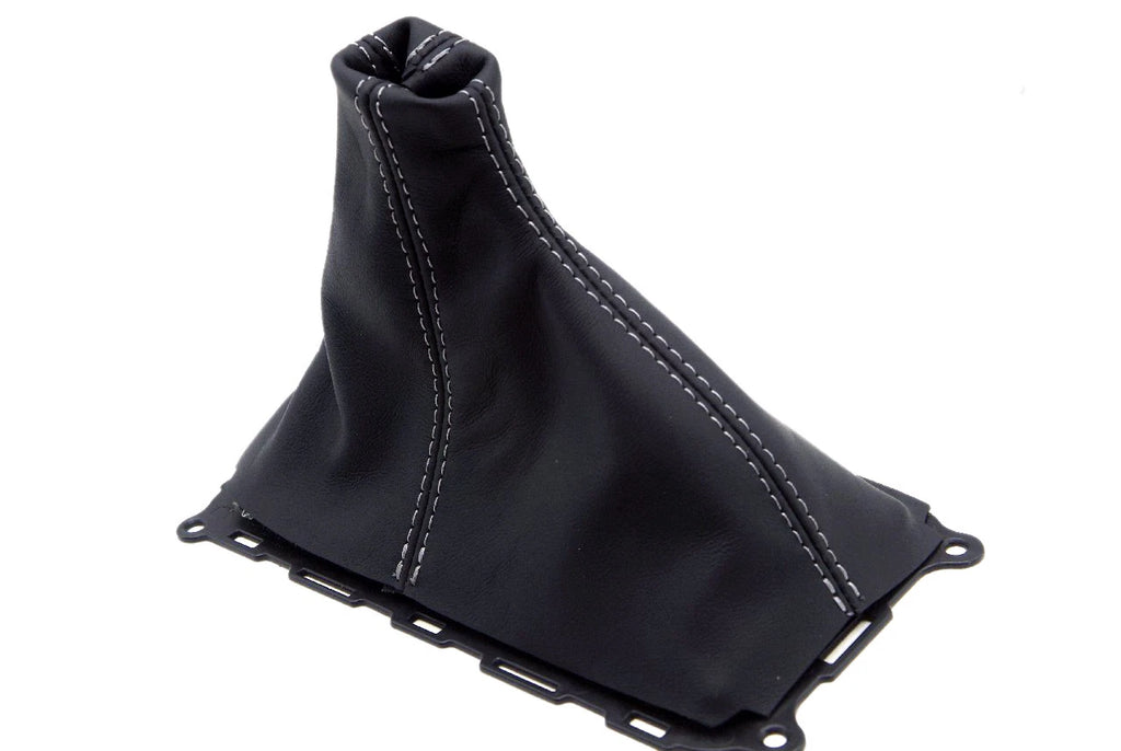 Manual Shift Boot Cover for Mustang GT (2010–2014) Black Gray Stitch