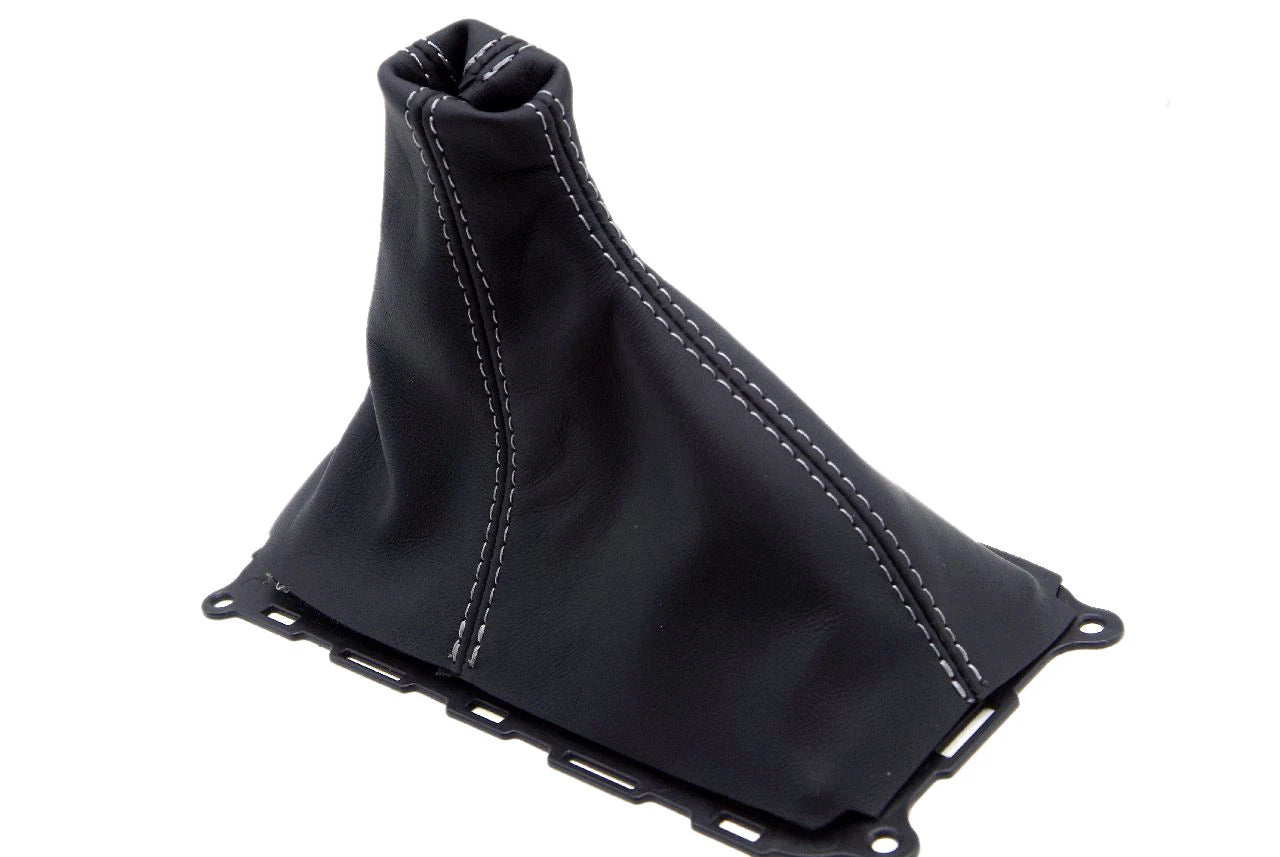 Manual Shift Boot Cover for Mustang GT (2010–2014) Black Gray Stitch