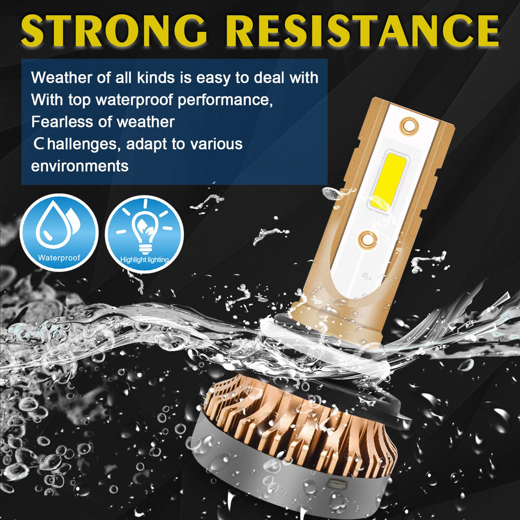 Golden Yellow 9005 LED DRL Bulbs for Nissan (2010-2010)