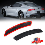 2X Smoked Lens Rear Fender Side Marker Reflectors for Toyota GR Supra (2020–2025)