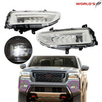 Set of 2 Front LED Fog Lights for Nissan Frontier Sentra Titan XD (2020–2022)
