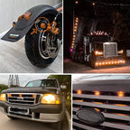 20x LED Round Side Marker Lights for RV Truck Trailer (Universal Fit)
