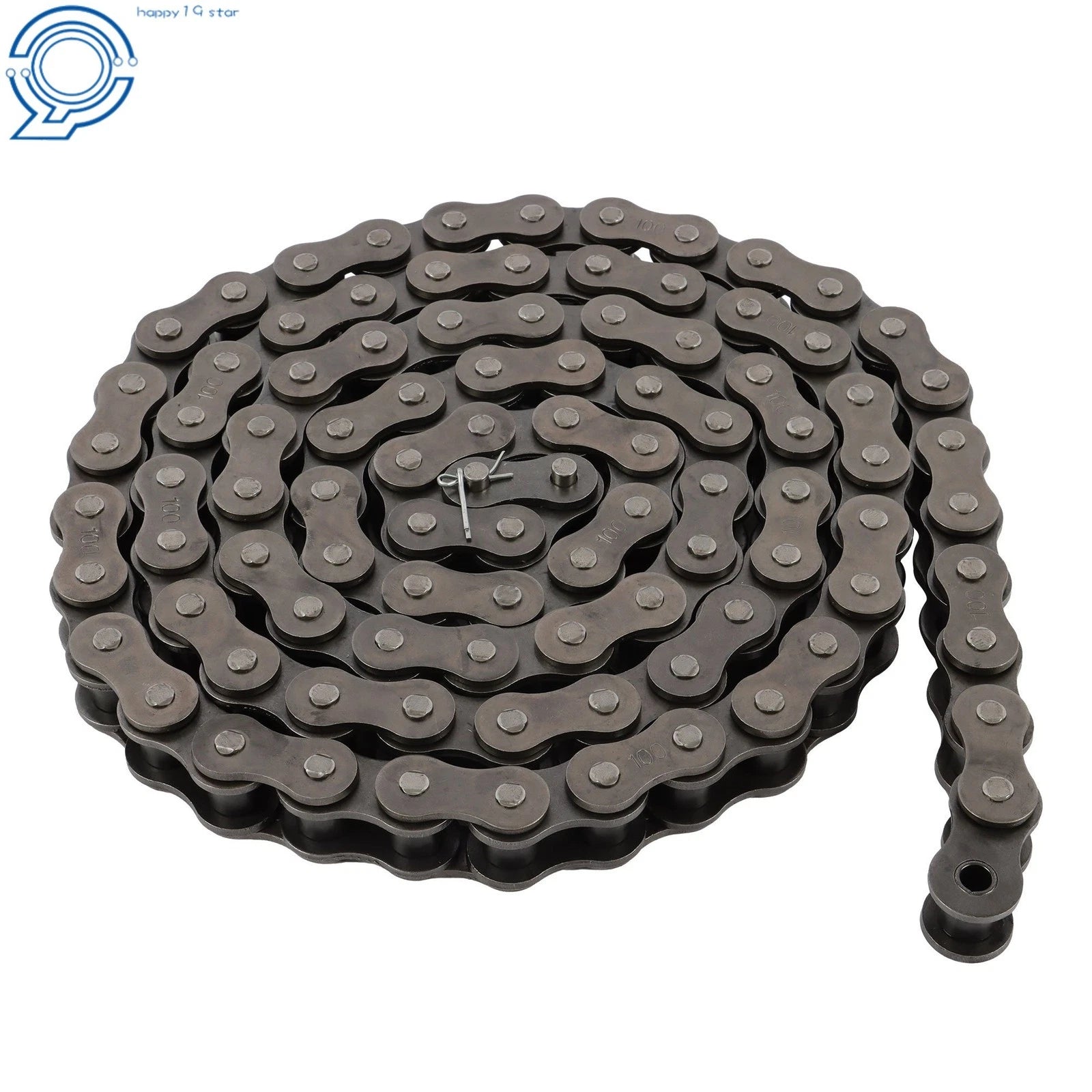 10 Feet Heavy Duty Roller Chain with 1 Connecting Link