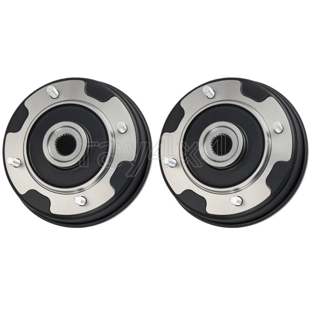 Rear Brake Drum 2X for Kawasaki Mule 500 520 550 (2000–2009) KAF300A KAF300B KAF300C KAF300D