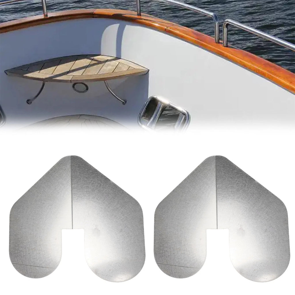 Scratch Protection Stainless Steel Boat Bow Guard Set of 2 Pieces