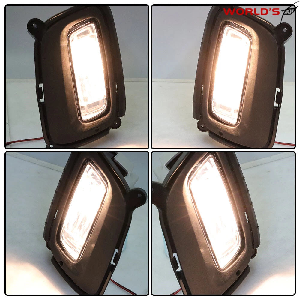Front Bumper Fog Lights with Bezel for Kia Sorento (2014–2015)