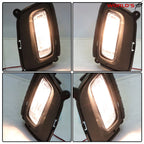Front Bumper Fog Lights with Bezel for Kia Sorento (2014–2015)