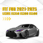 Purple Headlight DRL Tint Overlay for Lexus IS (2021–2025)
