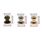 10Pc Mini Cabinet Drawer Knob Pull Handle Hardware 8x10mm