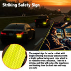 Reflective Senior Driver Car Magnet for Bumper Sticker (2024-2024)