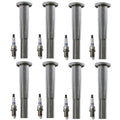 Set of 8 Denso Double Platinum Spark Plugs & Coil Boots for GS400 LS400 SC400