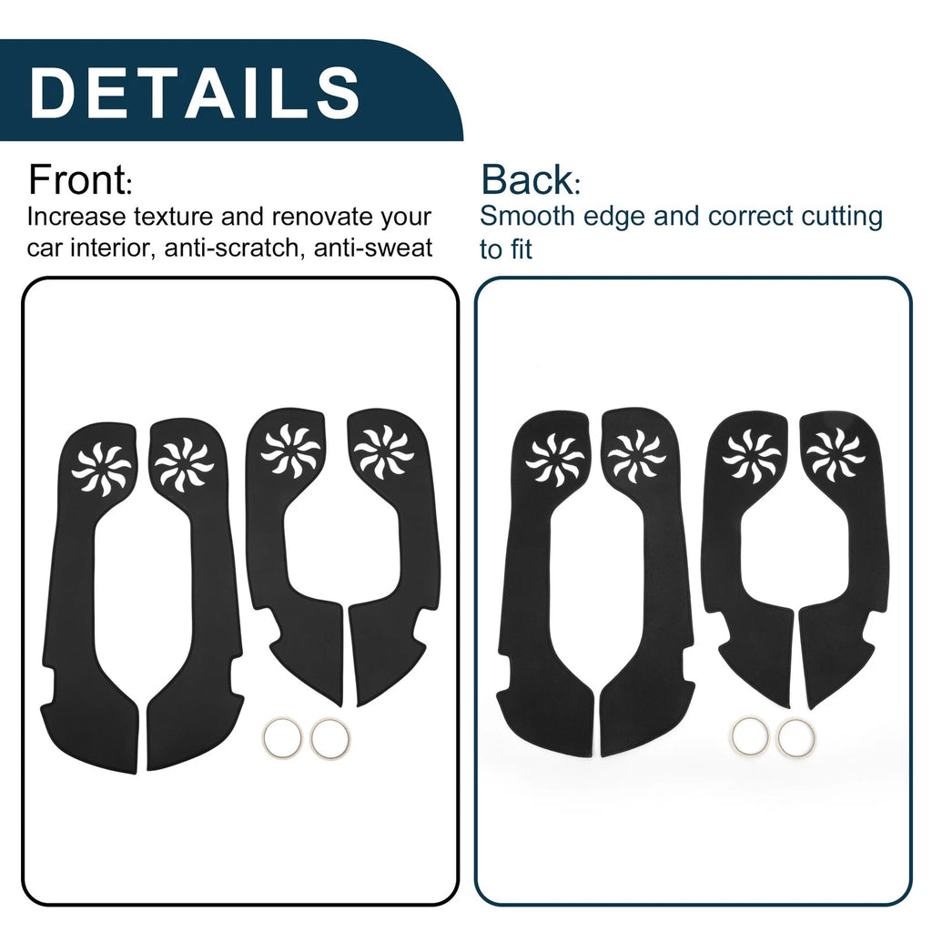 Set of 1 Car Door Anti Kick Pad Sticker Protector for Toyota Crown (2015)