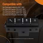 Control Panel Assembly for Silverado Sierra (2007–2014) 15947841 Black ABS