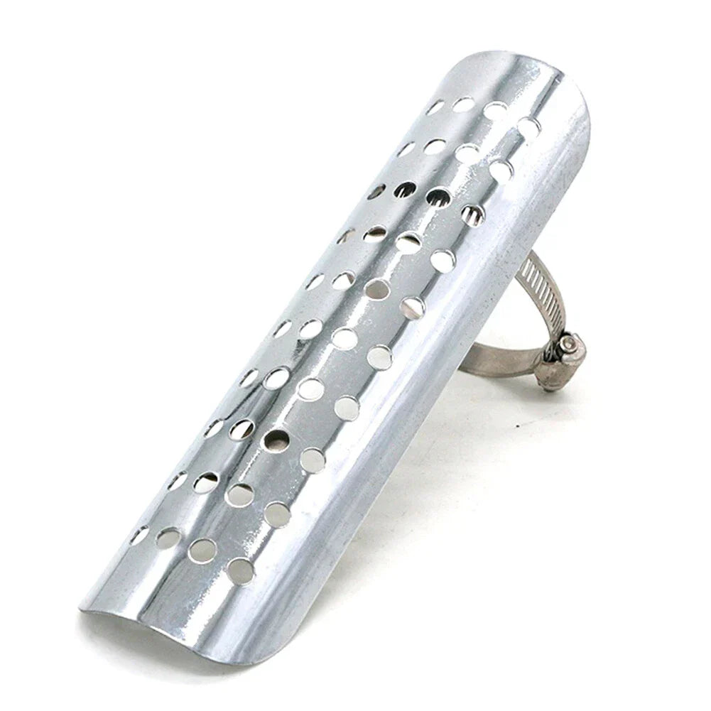 Chrome Exhaust Muffler Pipe Heat Shield Cover for Universal Motorcycle