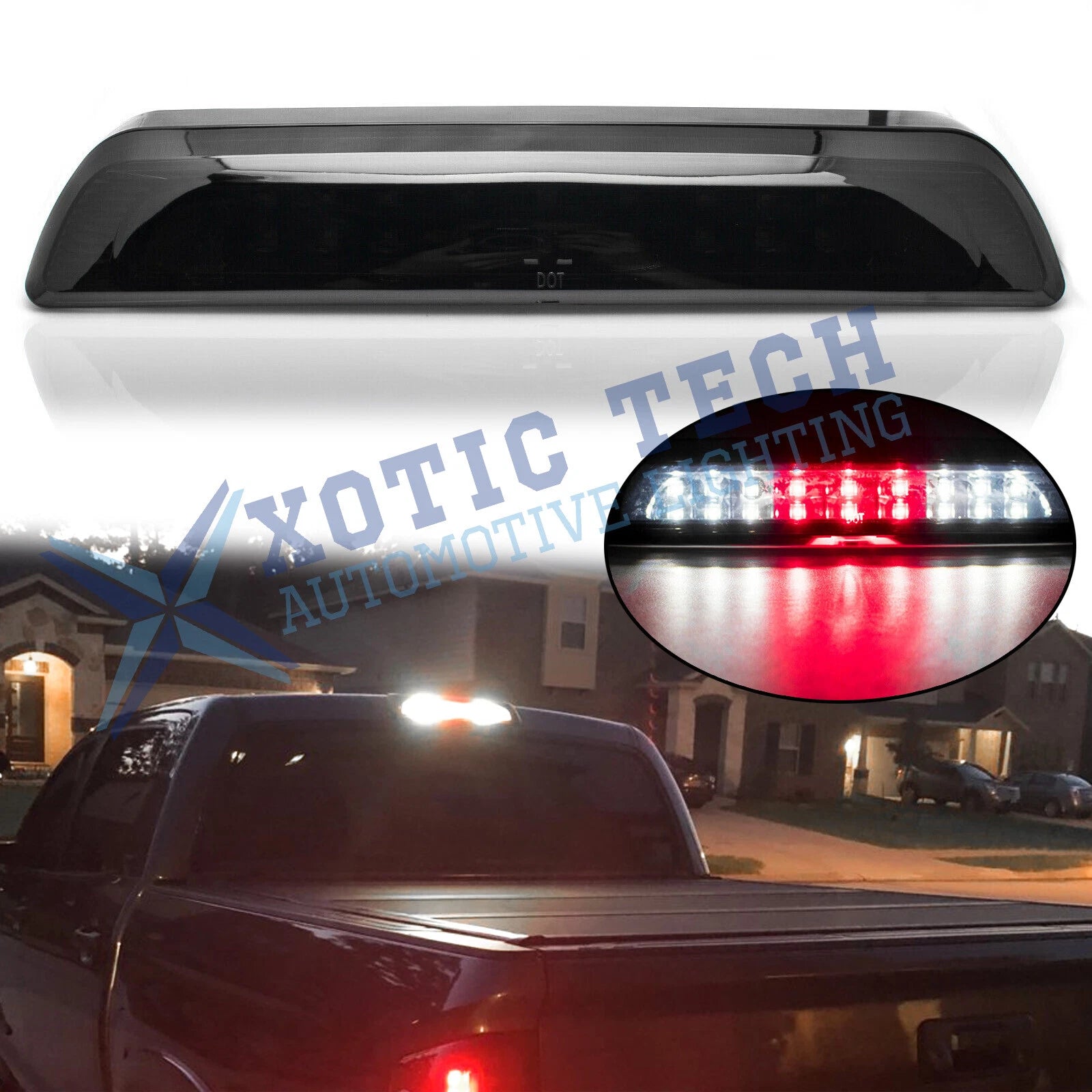 Third Brake Light LED Tail Cargo Lamp for Toyota Tundra (2007–2018)