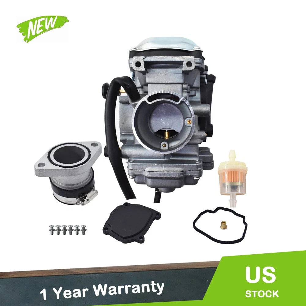 Carburetor with Intake Manifold Boot for Yamaha Big Bear Wolverine 350 (1995–2006)