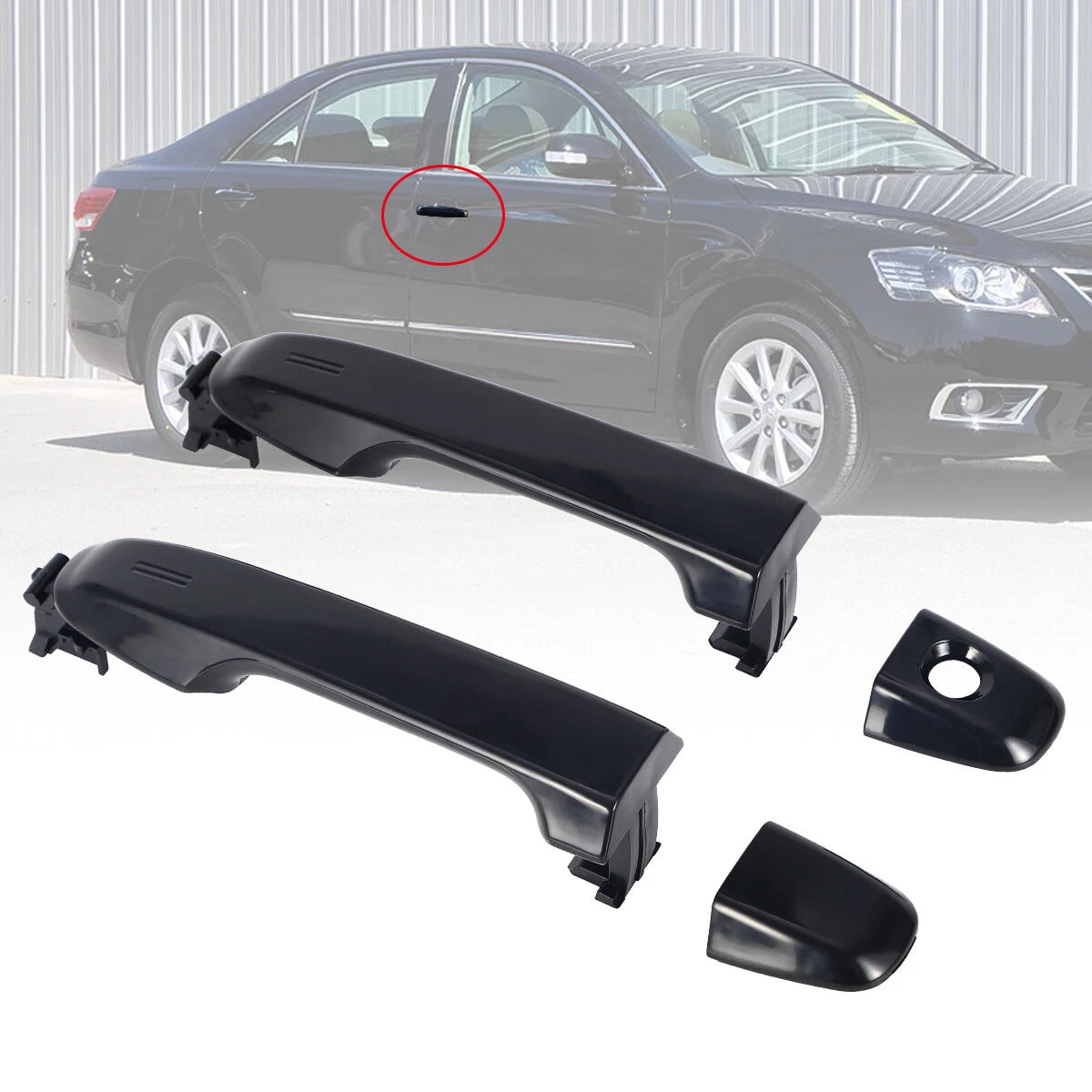 2Pcs Exterior Door Handle for Toyota Camry (2012–2017)
