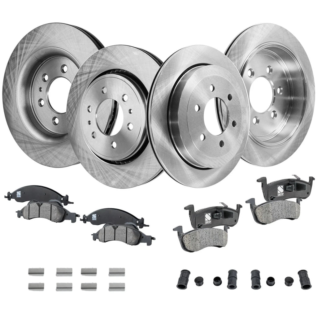 Brake Disc Rotors and Pads Kit for Lincoln Navigator, Expedition