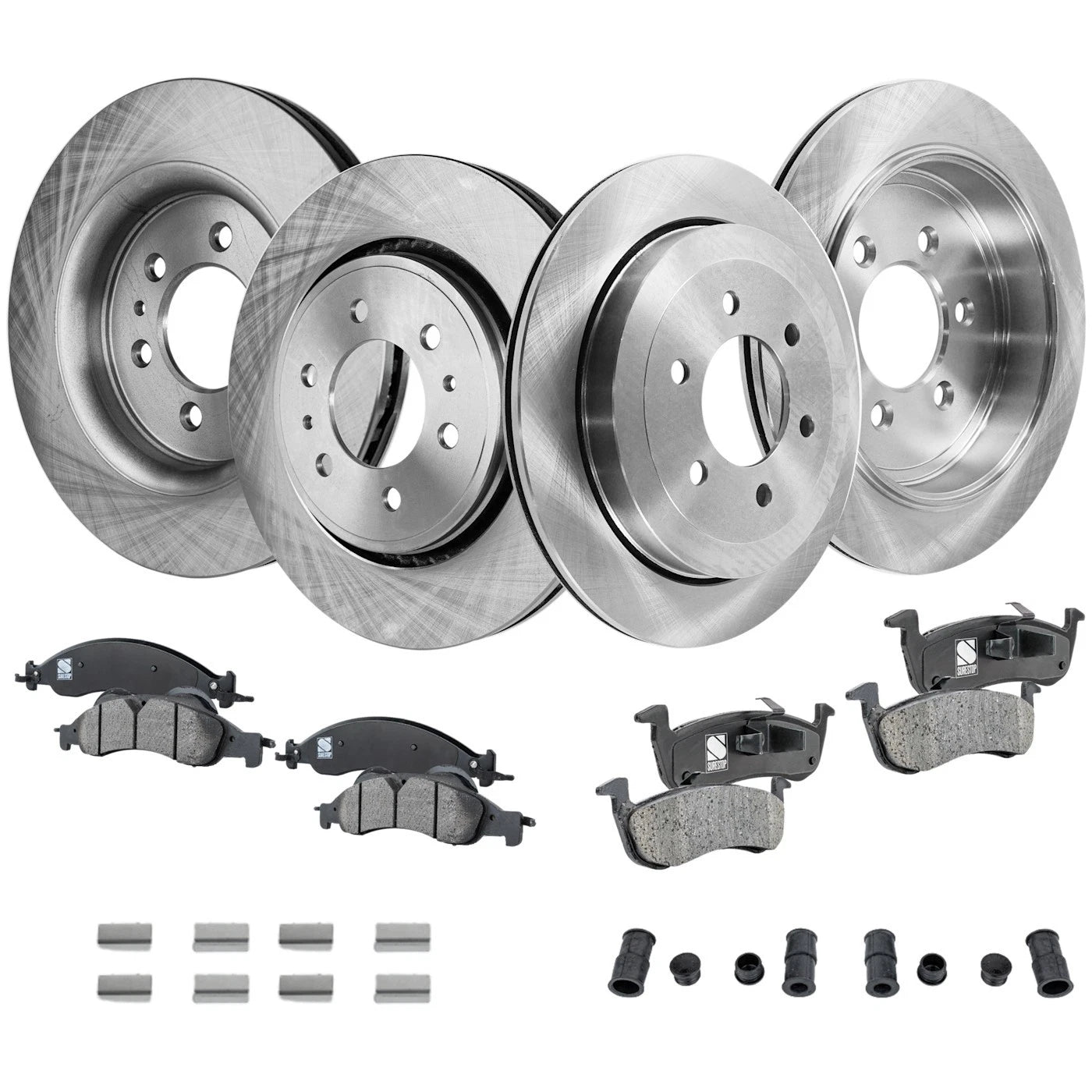 Brake Disc Rotors and Pads Kit for Lincoln Navigator, Expedition