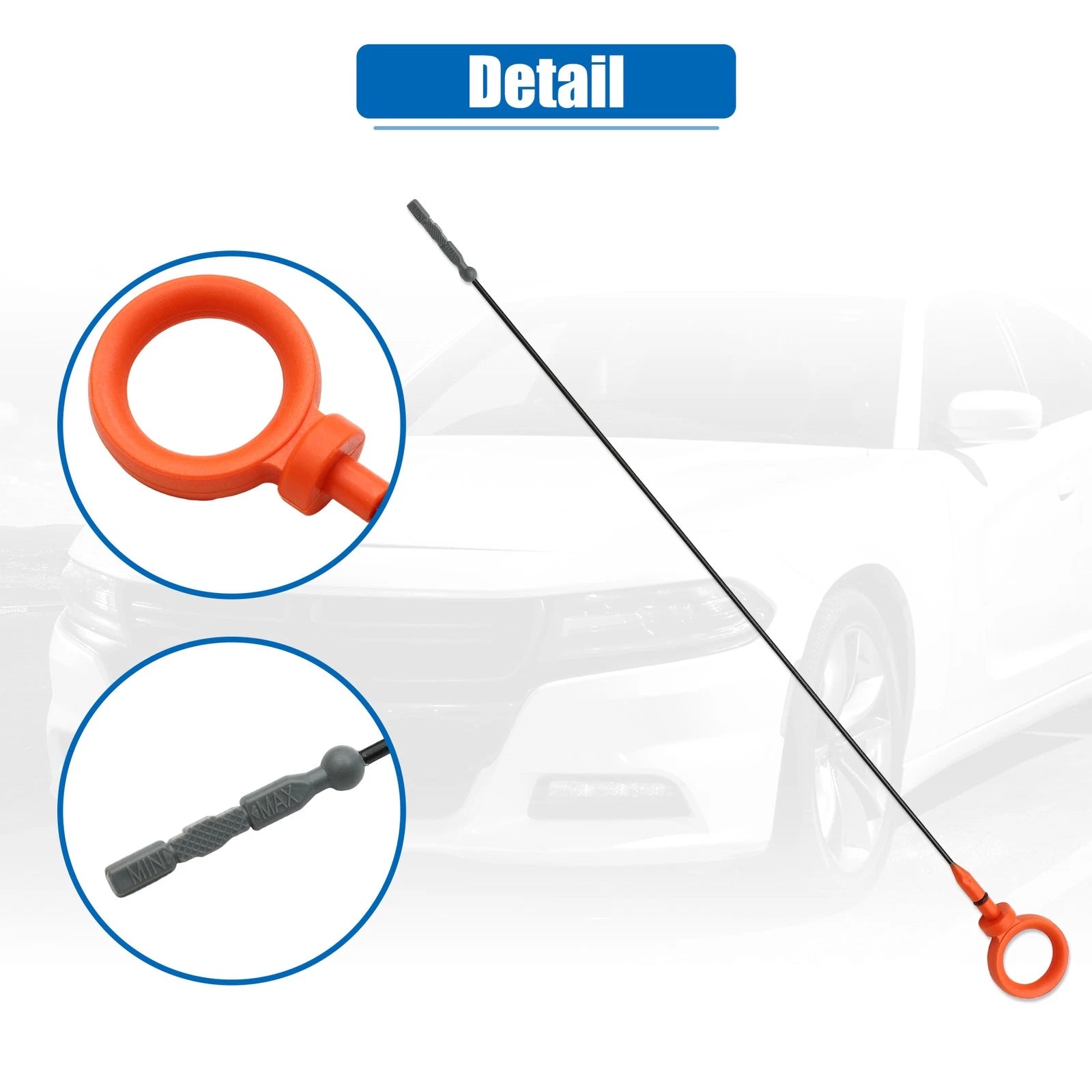 Engine Oil Fluid Level Dipstick for Audi A4 (2005–2009) No. 06E115611E