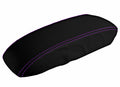 Leather Console Lid Armrest Cover for Honda Accord (1998–2002) Purple Stitch
