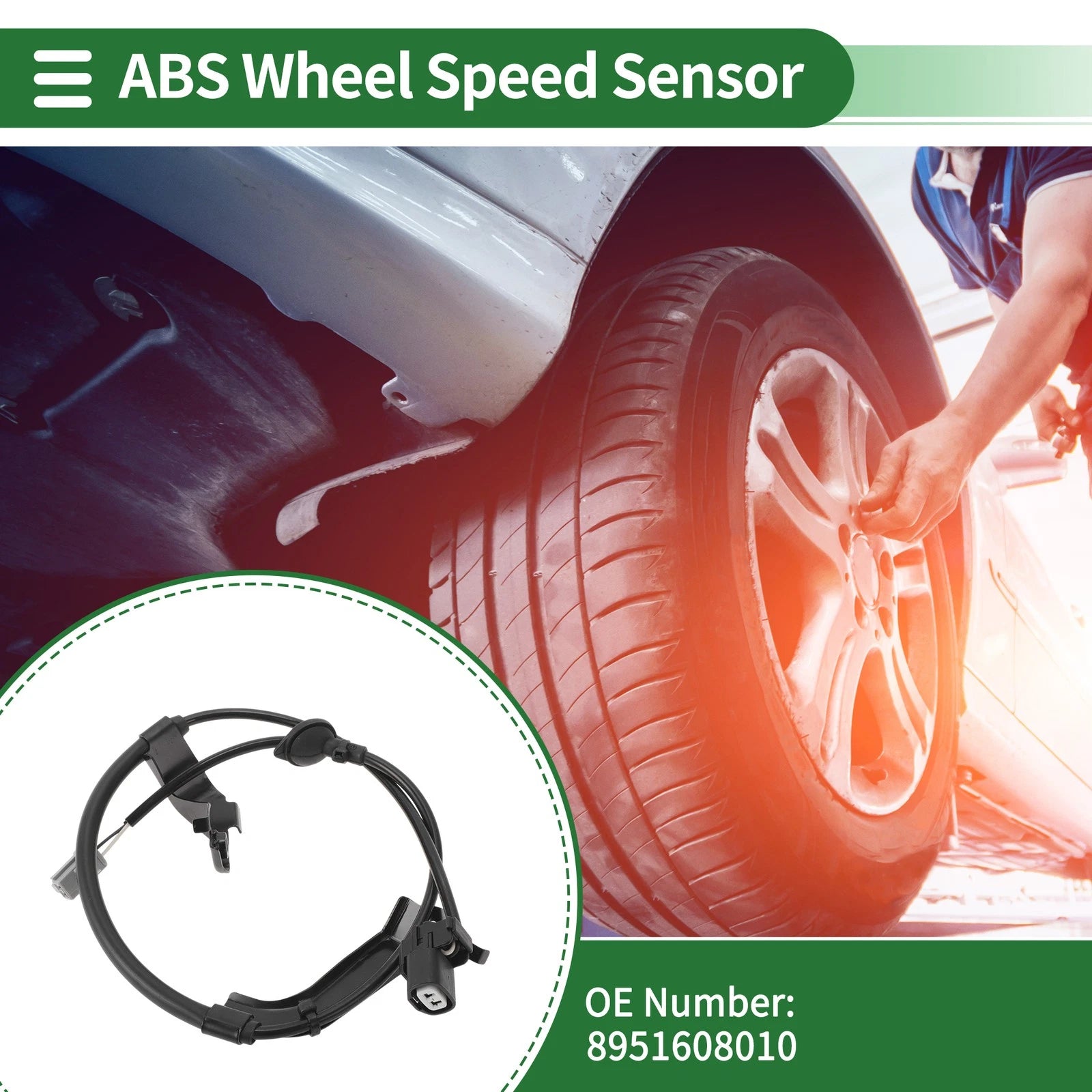 ABS Wheel Speed Sensor No. 8951608010 for Toyota Sienna (2006–2010)