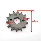 14T 428 Front Sprocket Cog 20mm for Thumpstar Atomik Pit Bike ATV (2000–2023)