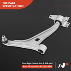 Front Right Control Arm with Ball Joint for Mercedes-Benz W177 (2019–2023)