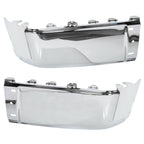 Set of 2 Rear Bumper End Caps for Chevy Silverado GMC Sierra (2007–2014)