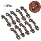10Pc Antique Drawer Knob Pull Handle for Jewelry Box Cabinet (43x11mm)