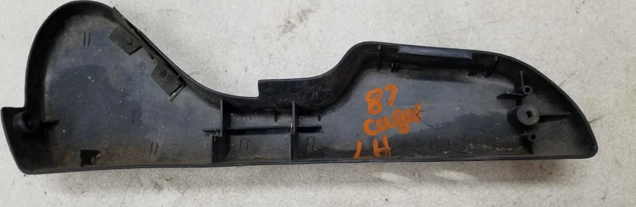 LH Driver Side Seat Trim Finishing Panel for Thunderbird Cougar (1987–1988)