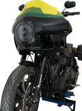 Klock Werks 9" Kolor Flare Windshield for FXRP (KWW-02-0609) - Yellow Ice