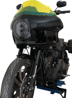 Klock Werks 9" Kolor Flare Windshield for FXRP (KWW-02-0609) - Yellow Ice