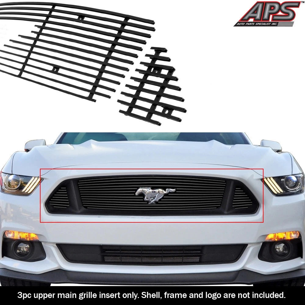 Billet Grill Insert for Ford Mustang V8 GT (2015-2017)