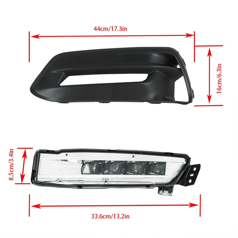 Set of 2 Fog Light Assemblies for Honda Accord (2018-2019)