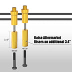 Riser Extensions 3.7" for Harley Sportster 883 1200 Softail (UNC 1/2-13)