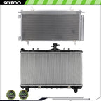 Radiator and A/C Condenser Kit for Chevrolet Camaro (2012–2015)