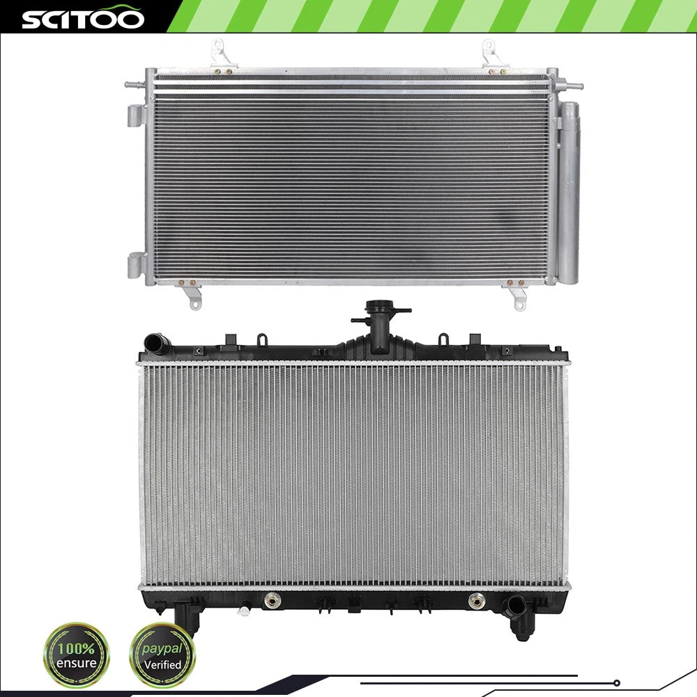 Radiator and A/C Condenser Kit for Chevrolet Camaro (2012–2015)