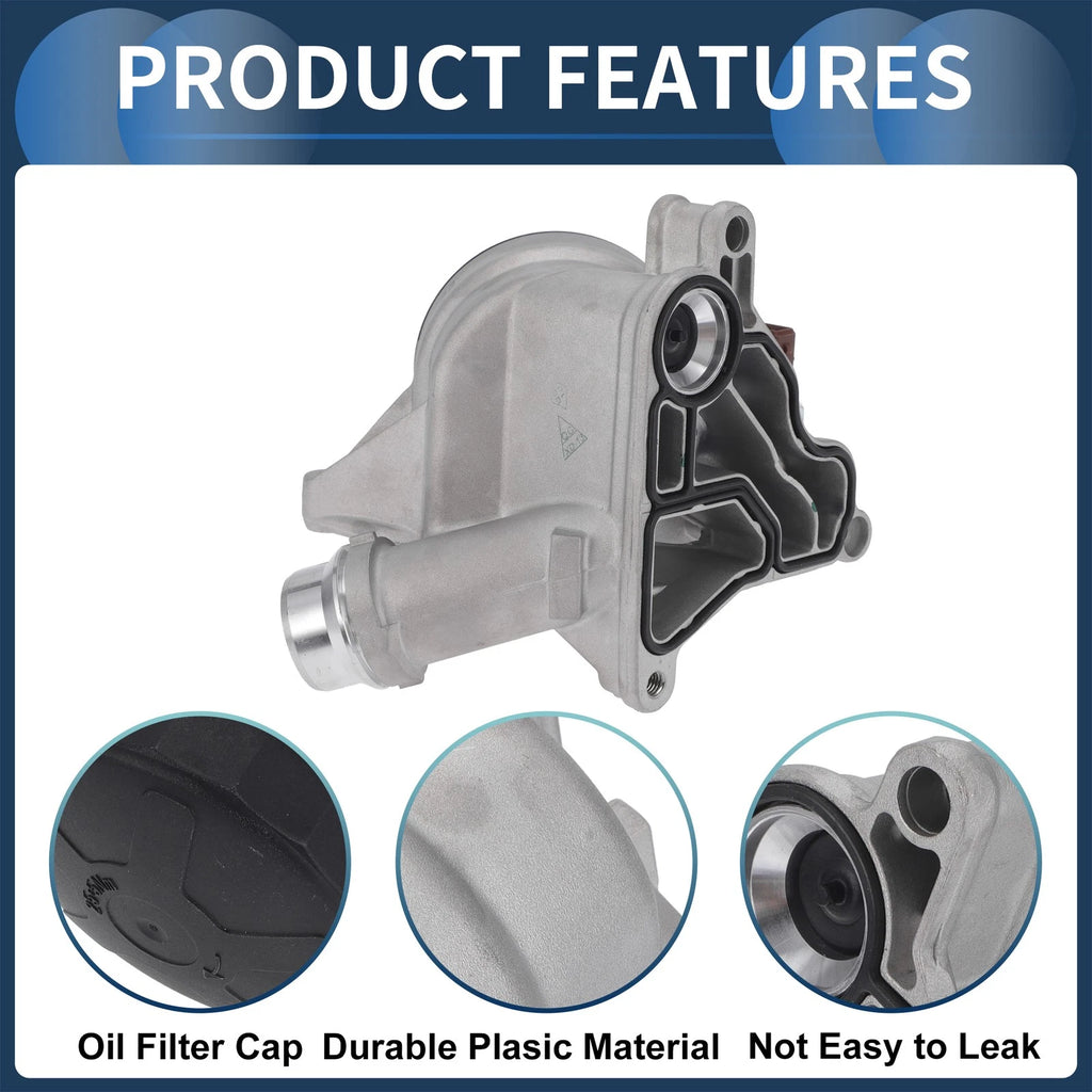 Engine Oil Filter Base Housing Assembly with Sensors No. 11428637812 for BMW 128i (2008–2013)