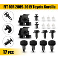 Set of 4 Front Bumper Fastener Clips for Toyota Corolla (2009–2019)