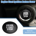 Ignition Button Cover Decal for Toyota Tacoma (2016–2021) Black